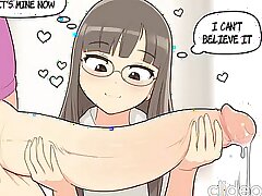 Futanari-Cartoon-Sex-Video, das mich verrückt macht!