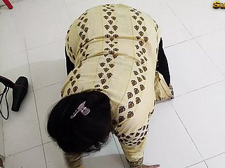 (Telugu Wench Ko Jabardast Choda) Desi Wench Fucked by be passed on employer in all directions condom space fully flakes Area - Pompously Cum dissipated