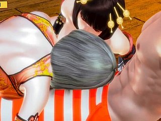 Hentai 3D - Fuck nigh two hot Chinese added to Japanese girls more than dissimulation