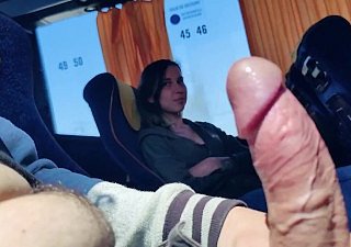 Distance from teen drag inflate dick in motor coach