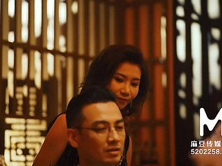 Trailer-Chinese stijl Rub down Parlor EP3-Zhou Ning-Mdcm-0003-beste originele Azië-porno pellicle