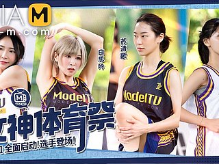 트레일러- 여자 스포츠 카니발 EP1- Qing ge-bai si yin-mtvsq2-ep1- 최고의 오리지널 아시아 포르노 비디오