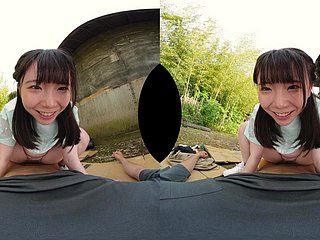 Blear di sesso VR pazzo per una giovane asiatica carina