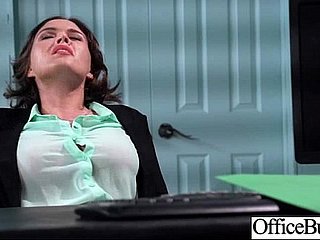 Chica de oficina (krissy lynn) besom grandes tetas de melón película de amor sexual-34