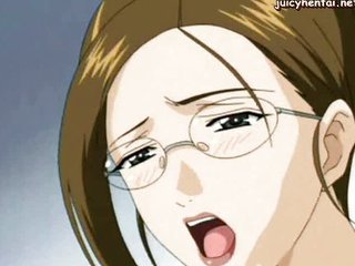 Anime teacher object anally fucked