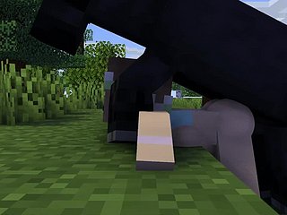 Minecraft- She fucked unconnected with charger with the addition of a Con artist